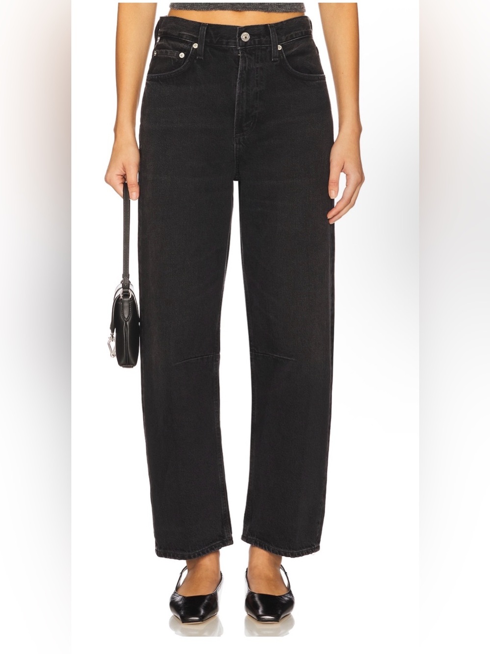 Citizens Of Humanity Black Straight-Leg Women's Jeans